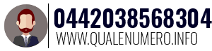 Numero di telefono 0442038568304 0442038568304