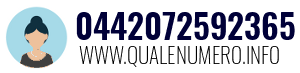 Numero di telefono 0442072592365 0442072592365