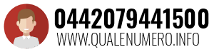 Numero di telefono 0442079441500 0442079441500