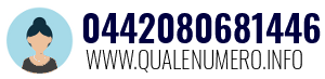 Numero di telefono 0442080681446 0442080681446