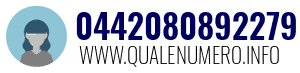 Numero di telefono 0442080892279 0442080892279