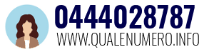 Numero di telefono 0444028787 0444028787