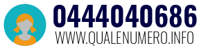 Numero di telefono 0444040686 0444040686