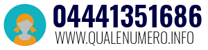 Numero di telefono 04441351686 04441351686