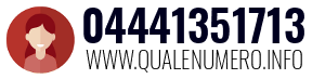 Numero di telefono 04441351713 04441351713