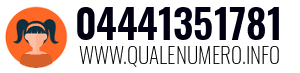 Numero di telefono 04441351781 04441351781