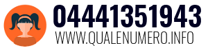 Numero di telefono 04441351943 04441351943