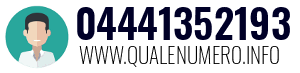 Numero di telefono 04441352193 04441352193