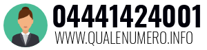 Numero di telefono 04441424001 04441424001