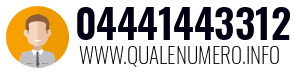 Numero di telefono 04441443312 04441443312