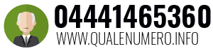Numero di telefono 04441465360 04441465360
