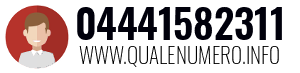 Numero di telefono 04441582311 04441582311