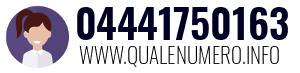 Numero di telefono 04441750163 04441750163