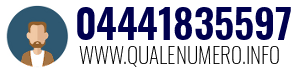 Numero di telefono 04441835597 04441835597