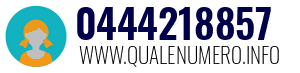 Numero di telefono 0444218857 0444218857