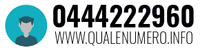 Numero di telefono 0444222960 0444222960