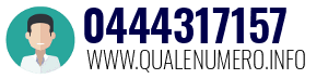 Numero di telefono 0444317157 0444317157