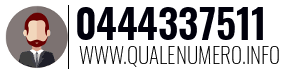 Numero di telefono 0444337511 0444337511