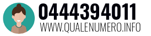Numero di telefono 0444394011 0444394011