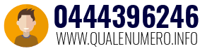 Numero di telefono 0444396246 0444396246
