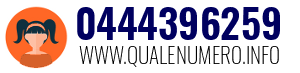 Numero di telefono 0444396259 0444396259