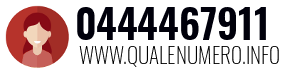 Numero di telefono 0444467911 0444467911