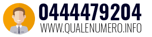 Numero di telefono 0444479204 0444479204