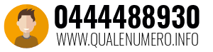Numero di telefono 0444488930 0444488930
