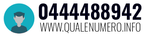 Numero di telefono 0444488942 0444488942
