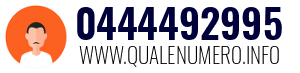 Numero di telefono 0444492995 0444492995
