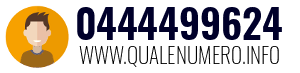 Numero di telefono 0444499624 0444499624