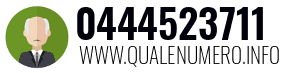 Numero di telefono 0444523711 0444523711