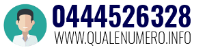 Numero di telefono 0444526328 0444526328