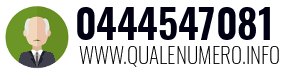 Numero di telefono 0444547081 0444547081