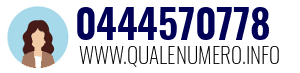 Numero di telefono 0444570778 0444570778