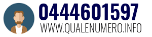 Numero di telefono 0444601597 0444601597