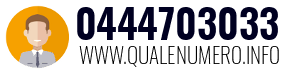 Numero di telefono 0444703033 0444703033