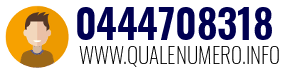 Numero di telefono 0444708318 0444708318