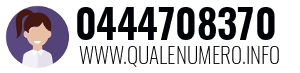 Numero di telefono 0444708370 0444708370