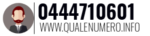 Numero di telefono 0444710601 0444710601