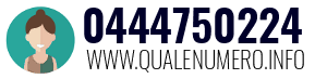 Numero di telefono 0444750224 0444750224