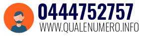 Numero di telefono 0444752757 0444752757