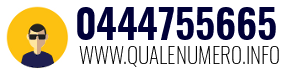 Numero di telefono 0444755665 0444755665