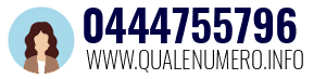 Numero di telefono 0444755796 0444755796