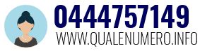 Numero di telefono 0444757149 0444757149