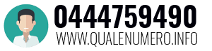 Numero di telefono 0444759490 0444759490