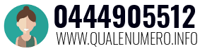 Numero di telefono 0444905512 0444905512