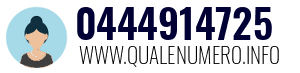 Numero di telefono 0444914725 0444914725