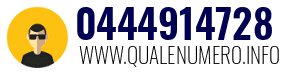 Numero di telefono 0444914728 0444914728