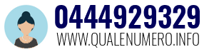 Numero di telefono 0444929329 0444929329